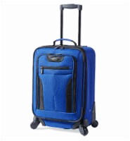 Traveler's Choice® Upright Spinner Luggage Bag - Blue Perspective: Main