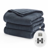 Sunbeam Heated M/P Blanket - Blue Perspective: Main
