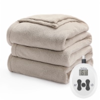 Sunbeam® Microplush Heated Blanket Queen Perspective: Main