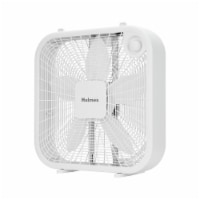 Holmes 20-Inch Box Fan - White Perspective: Main