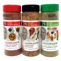 Classic Seasonings 3 Flavor Set, BBQ, All Spice Annatto, With Turmeric, 10.5 Ounce Each