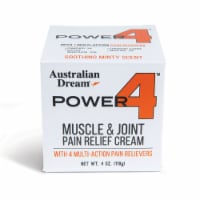Australian Dream Power 4 - Muscle and Joint Pain Relief Cream - 4oz Jar