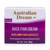 Australian Dream Back Pain Cream - For Neck, Body, Muscle Aches, or Back Pain - 9 oz Jar