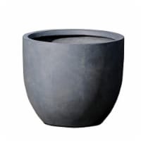 Luxen Home Stone Round Planter - Large