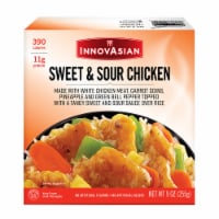 InnovAsian Sweet & Sour Chicken Rice Bowl, 9 oz (Frozen) Perspective: Main