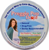 Three Lollies  Preggie Pop Drops   Sour Raspberry Green Apple Sour Lemon Sour Tangerine