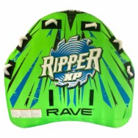 RAVE Sports Ripper XP Inflatable 3 Person Towable Boat Lake Water Raft, Green