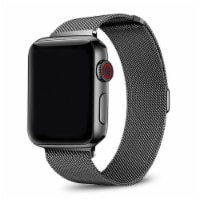 Infinity Black Stainless Steel Band for Apple Watch Series 1,2,3,4,5,6 & SE - Size 42mm/44mm
