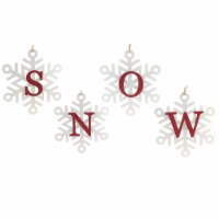 Christmas Snow Snowflake Ornaments Metal Home Decor Cb172882