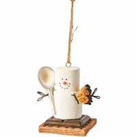 Ganz Smores Butterfly Keeper Snowman Plastic Holiday Christmas Ornament