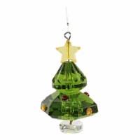 Holiday Ornament Christmas Tree Ornament Acrylic Gold Star Acryx203