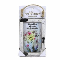 Holiday Ornament Window Message Ornament Mini Family Friend Professional Er75690 Flowers