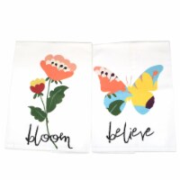 Decorative Towel Butterfly/Floral Tea Towel Bloom Believe Flower Me172425
