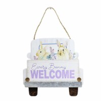 Easter Welcome Every Bunny Sign Wood Pick Up Truck Bed Ea15542