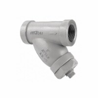 Keckley Y Strainer,3  H,0.062  Perf,Carbon Steel  1/25THY-CS045P34-GTI-SB7