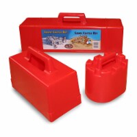 Flexible Flyer 3 Piece Winter Snow and Beach Sand Fort Building Castle Toy Kit