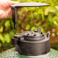 BARKMASTER BBQ ACCESSORIES - BarkmasterBBQ  Big Green Egg Compatible Rain Cap & Adapter