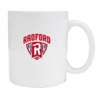 R & R Imports MUG2-C-RAD19 W Radford University Highlanders White Ceramic Coffee Mug - Pack o