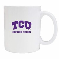 R & R Imports MUG2-C-TCU19 W Texas Christian University White Ceramic Coffee Mug - Pack of 2