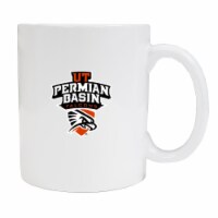 R & R Imports MUG2-C-TXPB19 W University of Texas of the Permian Basin White Ceramic Coffee M