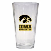 R & R Imports PNT2-C-IA19 16 oz Iowa Hawkeyes Pint Glass - Pack of 2