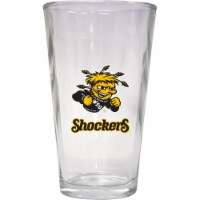 R & R Imports PNT2-C-WCH19 16 oz Wichita State Shockers Pint Glass - Pack of 2