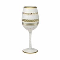 Bottoms Up - 95 & Sunny WGDECOBRIDE Wine Glass - Deco Bride