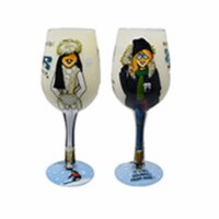 Bottoms Up - 95 & Sunny WGSKI Wine Glass Sking