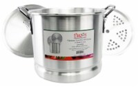 Sazon Aluminum Stock Pot with Steamer Perspective: Main