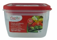 Sazon Square Food Storage Containers Perspective: Main