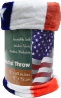 VMI USA Print Raschel Throw Blanket