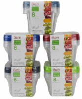 Sazon Everyday Containers Square Food Storage Containers - 8 Piece Perspective: Main