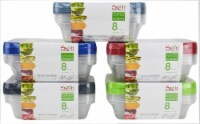 Sazon everyday Containers Rectangular Food Stoage Containers - 8 piece Perspective: Main