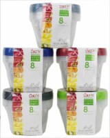 Sazon Everyday Containers Round Food Storage Containers - 8 Piece Perspective: Main