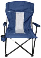 VMI Outdoor Living Hard Arm Folding Chair - Blue Perspective: Main