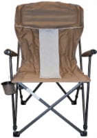 VMI Outdoor Living Hard Arm Folding Chair - Brown Perspective: Main