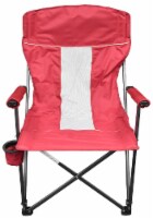 VMI Outdoor Living Hard Arm Folding Chair - Red Perspective: Main
