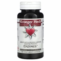 Kroeger Herb Co Enzymes - 100 Vegetarian Capsules