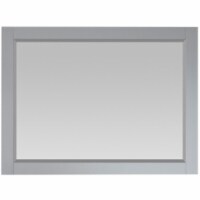 Vinnova Grayson 48 Bathroom Vanity Framed Wall Mirror in Paris Gray