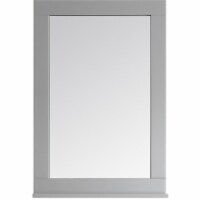Vinnova Pascara 24 Bathroom Vanity Framed Wall Mirror in Gray