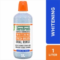 TheraBreath Fresh Breath Whitening Mouthwash Dazzling Mint Alcohol-Free Perspective: Main
