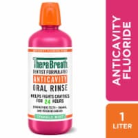 TheraBreath Anticavity Fluoride Mouthwash Sparkle Mint Alcohol-Free Perspective: Main