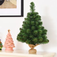 Artificial PVC Christmas Tree Small Holiday Season Home Decoration Decor 2Ft