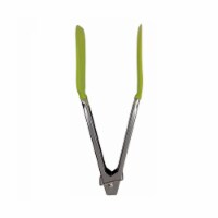 9 Slotted Locking Kitchen Turner Serving Tongs - Green