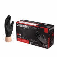 GLOVEWORKS Black Nitrile Industrial Disposable Gloves 5 Mil XXLarge 100
