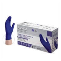 AMMEX Indigo Nitrile Disposable Exam Gloves, 3 Mil, X-Large, 100/Box