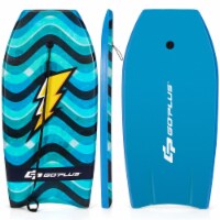 37'' Surfboard Lightweight Bodyboard W/Wrist Leash Fin EPS Core for Kids & Adults