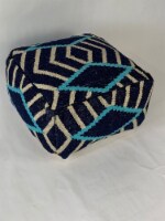 Handmade Square Ottoman Cotton Pouf Foot Rest Home Decor Soft Seating