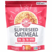 Manitoba Harvest® Hemp Foods Maple & Brown Sugar Instant Superseed Oatmeal Packets Perspective: Main