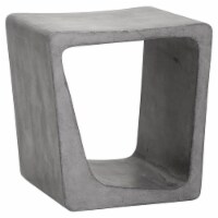 Sunpan Darwin 19  Modern Concrete Irregular-shaped End Table in Gray